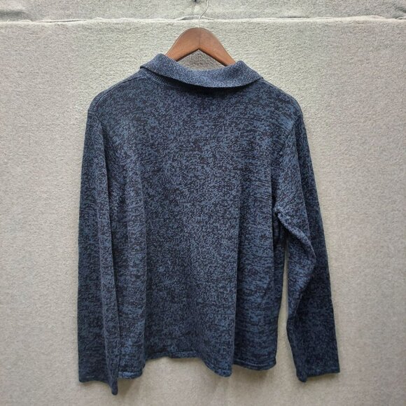 Vintage Tiara International Christmas Collection Womens Blue Santa Cardigan Swea - Picture 2 of 3